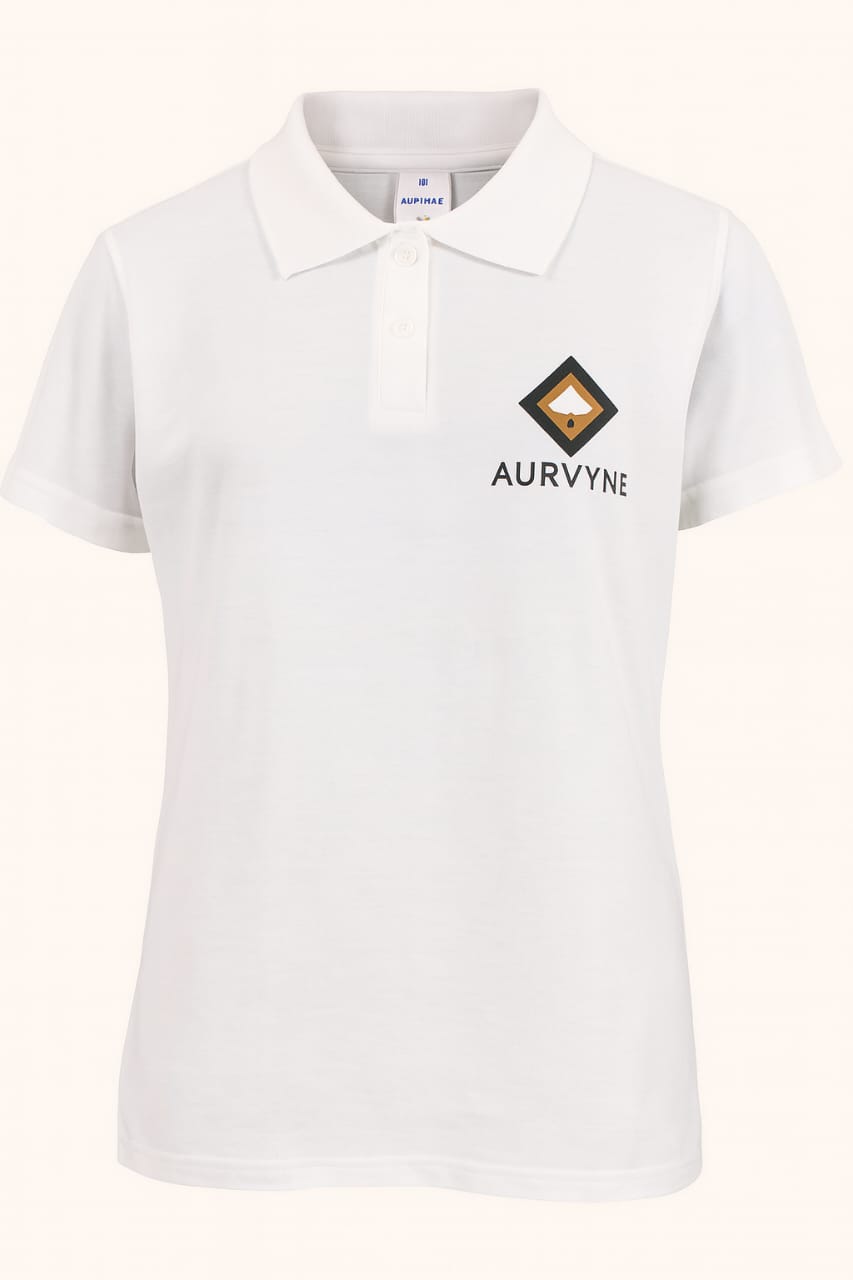 Aurveny - Premium Women's Polo Shirt - White
