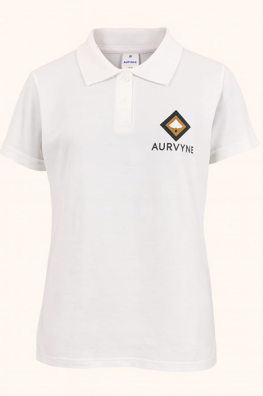 Aurveny - Premium Women's Polo Shirt - White