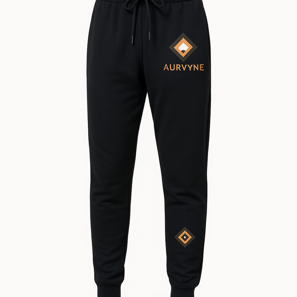 Aurvyne - Premium Sweatpants - Black