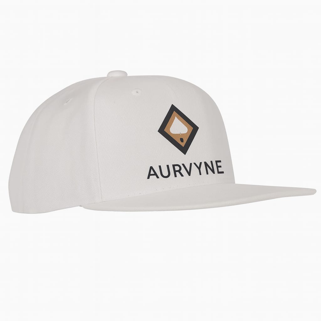 Aurvyne - Snapback Cap - White
